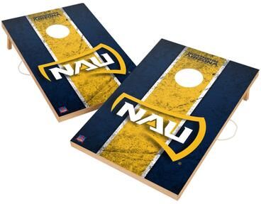 Skip's Garage Vintage Northern Arizona University Lumberjacks Regulation 2x4 Cornhole Set