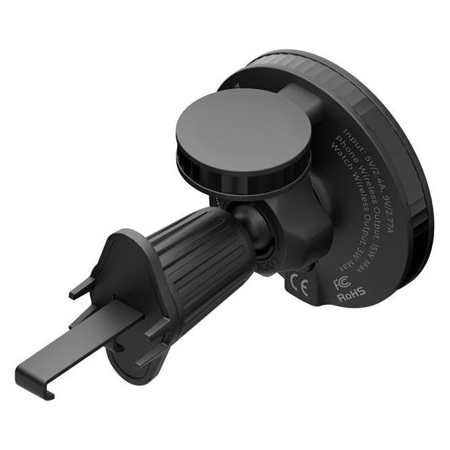 Mobile Origin Kabelloses Auto-Lüftungsladegerät CA18 / Apple Watch / iPhone / Magsafe kompatibel (MO-WCVCH-CA18)