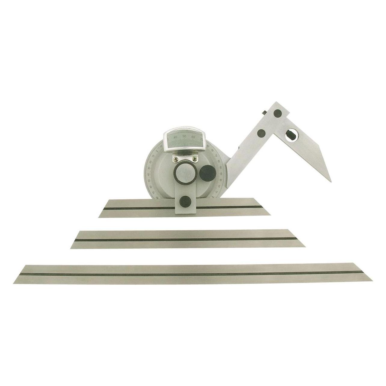 RB Messwerkzeuge Universal Winkelmesser-Satz Messbereich 360 Grad Schienenlänge 150-300 mm (4055086000136)