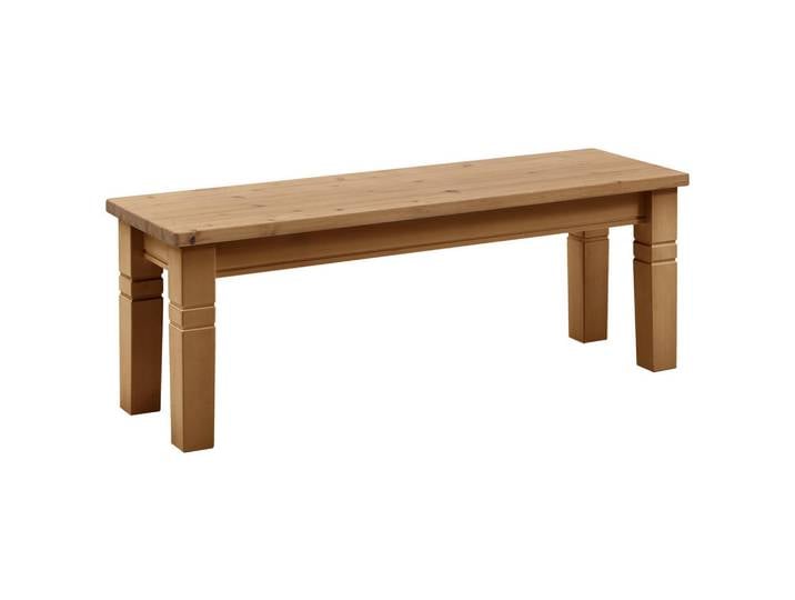 Boxxx Sitzbank, Laugenfarbig, Holz, Kiefer, massiv, 130x46x40 cm, Holzmöbel, Sitzgelegenheiten Holz, Holzbänke