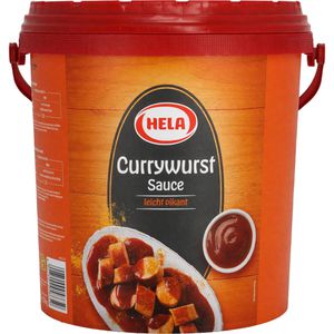 Hela Ketchup Currywurst Sauce leicht pikant, im Eimer, 10 kg