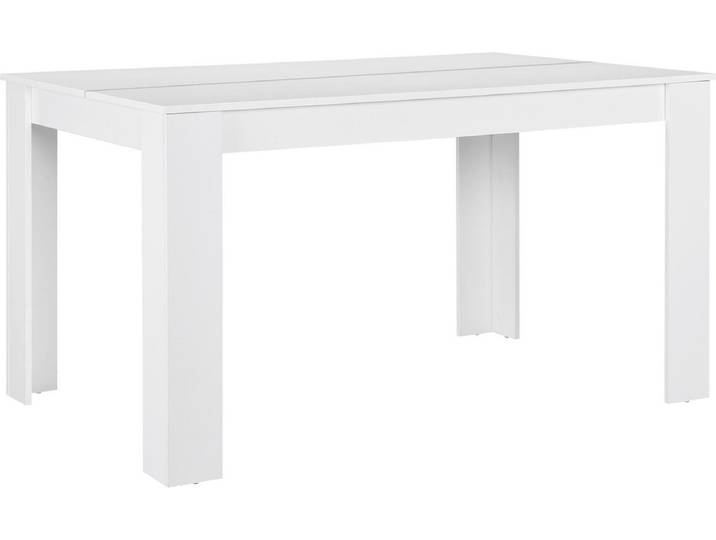Eettafel Nora landelijke stijl 140x90x77 cm wit
