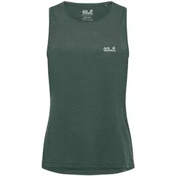 JACK WOLFSKIN Jack Wolfskin Damen T-Shirt WILDTRAIL TANK TOP W, Größe XL in Grau 0317