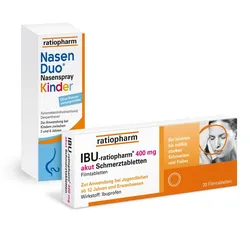 ratiopharm IBU 400 + NasenDuo Kinder 1 Set