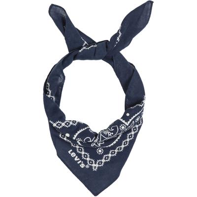 Bandana LEVI'S "UNISEX", Damen, blau (navyblau), Web, Baumwolle, Paisley, Modetücher, Paisley-Nickituch