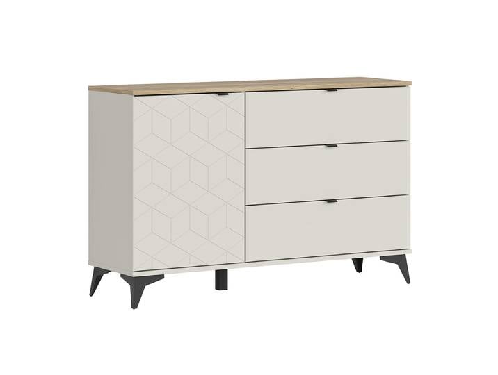 Commode 1 Porte 3 Tiroirs Naya Cachemire
