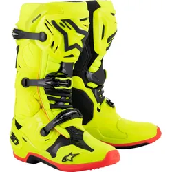 Alpinestars Tech 10, Stiefel - Neon-Gelb/Schwarz/Neon-Rot - 9 US