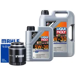 Ölwechselpaket Mahle Filtersatz Liqui Moly 5W-30 Servicekit VW POLO V (6R1, 6C1)