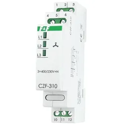 Netzüberwachung Phasenwächter Phase Monitor Phasenüberwachung Phasenausfall F&F CZF-310