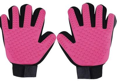 Inspire Essentials Breathable Pet Grooming Gloves Cat And Dog Hair Removal Brush Set 6