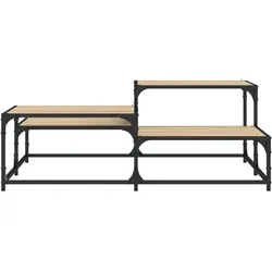 vidaXL, Couchtisch + Beistelltisch, Aiden (107 x 107 x 40 cm)
