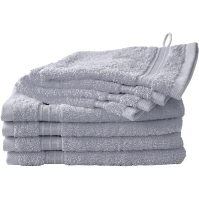 Handtuch Set DYCKHOFF "Siena", grau (silbergrau), 8 Stk., Walkfrottier, Walkfrottier, Obermaterial: 100% Baumwolle, Handtuch-Sets, in tollen Unifarben