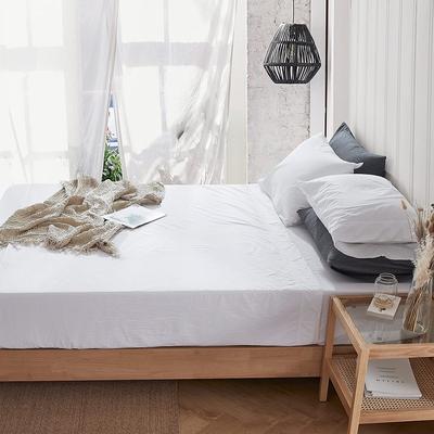 Coma Inducer Terra é Pais - Stonewash 100% Cotton Sheet Set - White