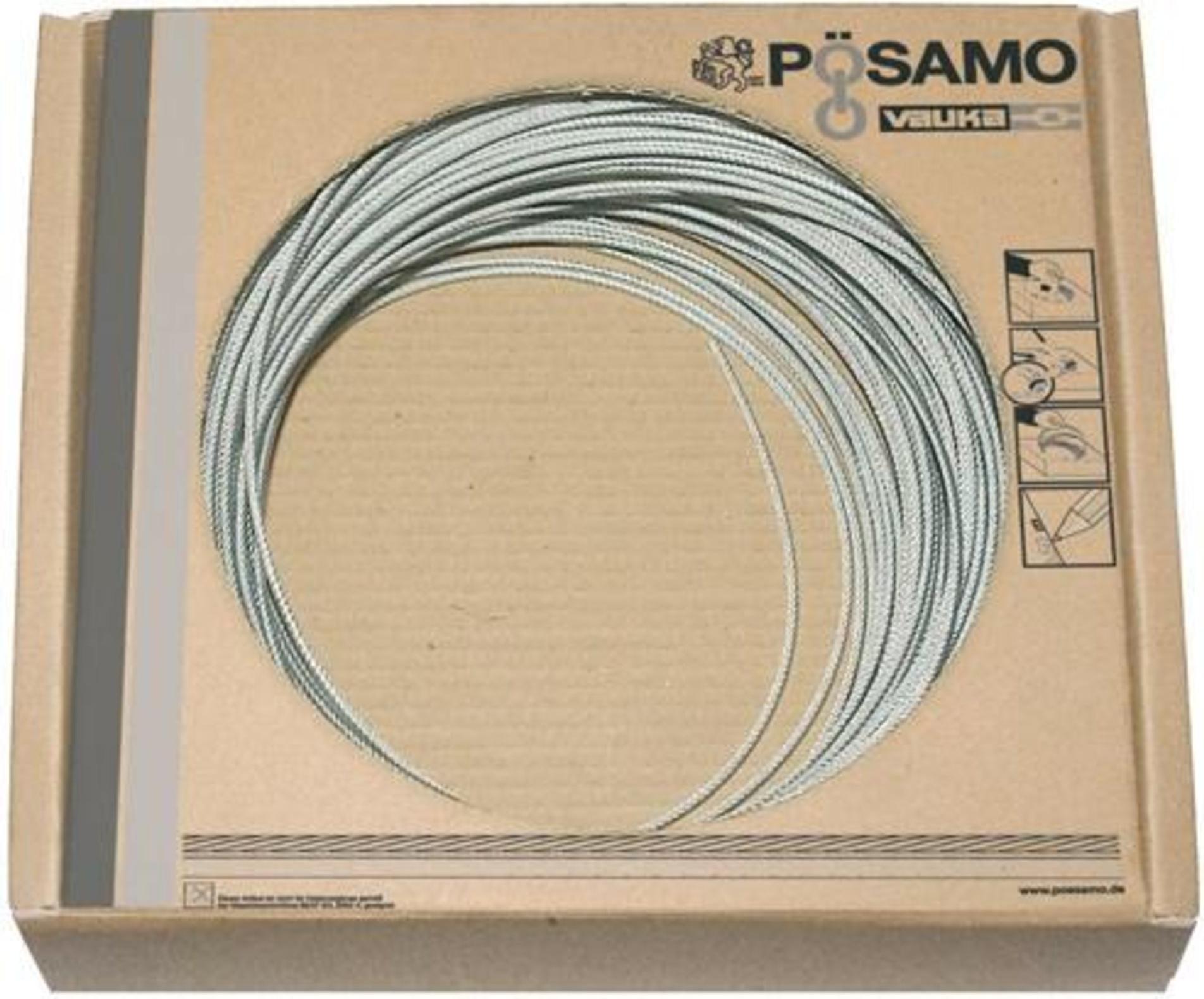 PÖSAMO Drahtseilbox 6x7 galZn 5,0mmx200m 100 Stk