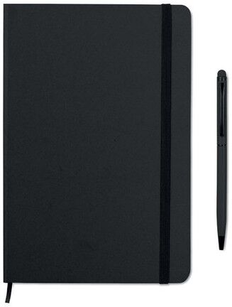 Carnet cadeau entreprise A5 NEILO SET papier noir