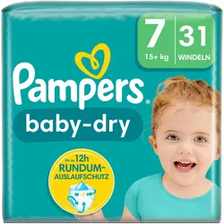 2x Pampers Baby-Dry (Gr. 7, Tragepack, 31 Stk.)