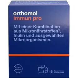 orthomol immun pro - Inulin, Mikronährstoffe und ausgewählte Mikroorganismen - Granulat/Kapseln
