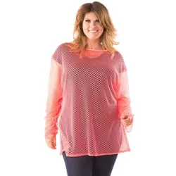 Netzshirt, neonpink