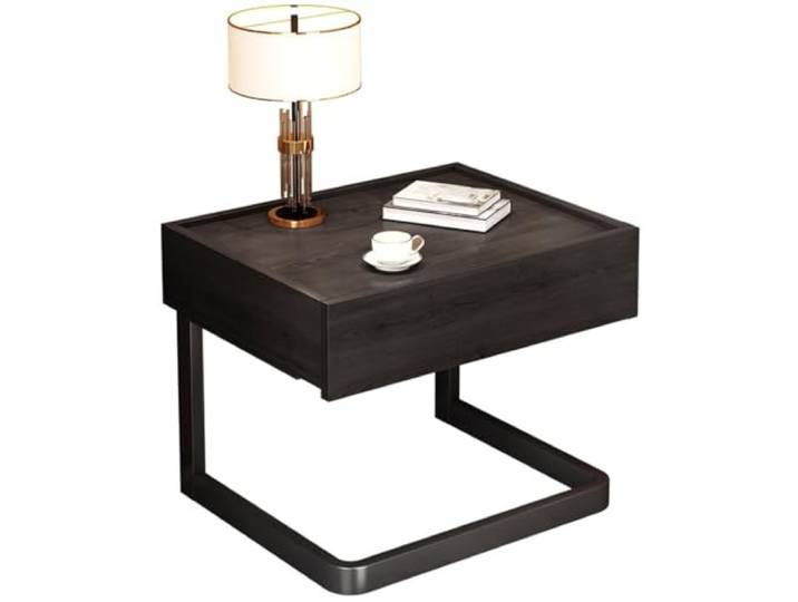 YCCHAH Bett mit Stauraum Nachttisch, einfacher nordischer Stil, Schlafzimmer, Schubladenschrank, Home, Aufbewahrungsregal, Sofa, Beistelltisch Desktop
