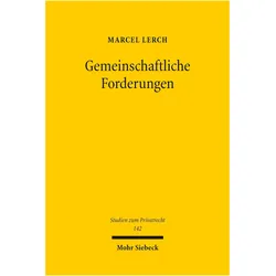 Gemeinschaftliche Forderungen, Fachbücher von Marcel Lerch