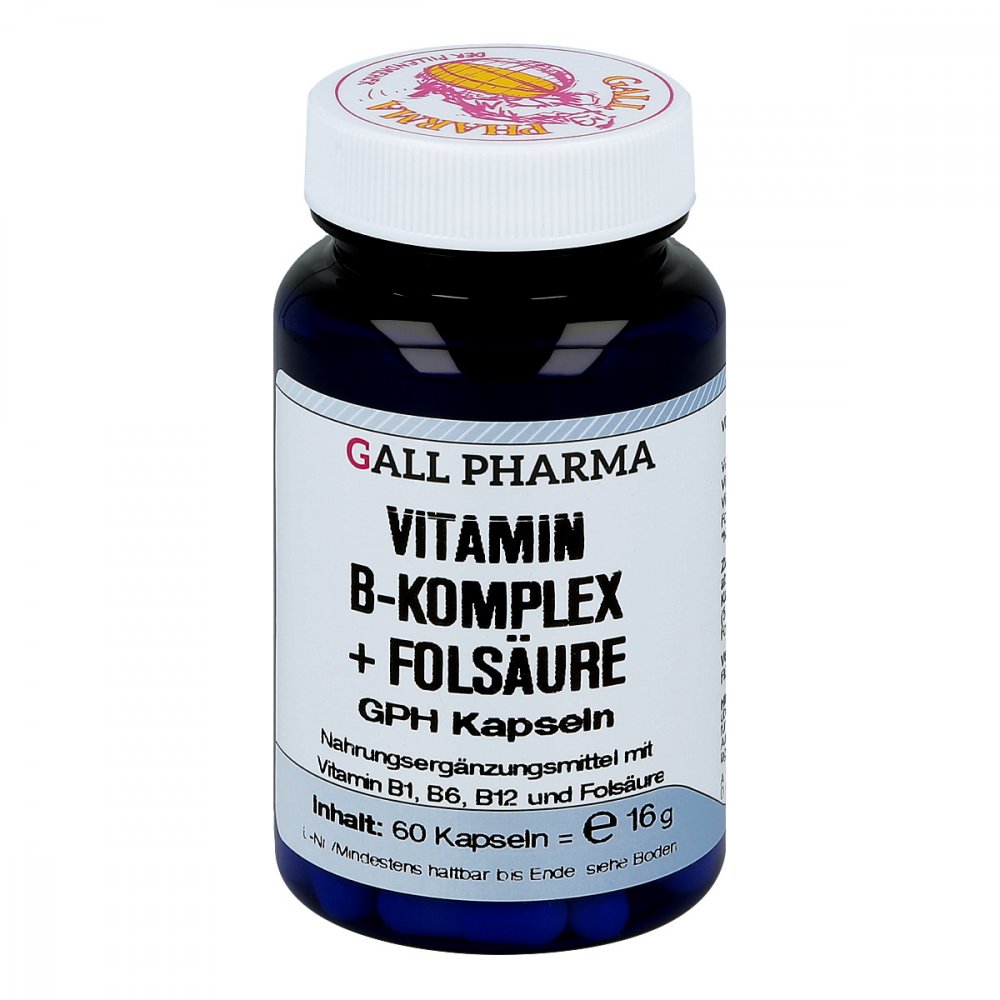 Hecht-Pharma GmbH Vitamin B Komplex+folsäure Kapseln 03379603