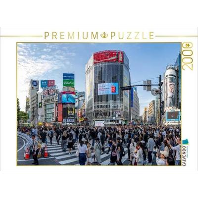 CALVENDO Puzzle Shibuya Das geordnete Chaos der Millionenstadt | 2000 Teile Lege-Größe 90x67cm Foto-Puzzle für glückliche Stunden