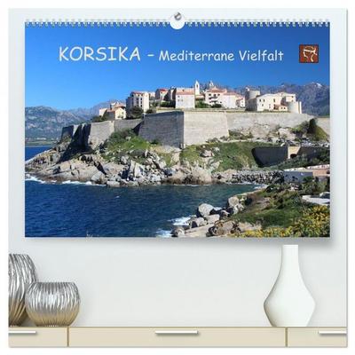 Korsika - Mediterrane Vielfalt (hochwertiger Premium Wandkalender 2026 DIN A2 quer), Kunstdruck in Hochglanz