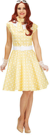 buttinette Rock'n'Roll-Kleid, pastellgelb