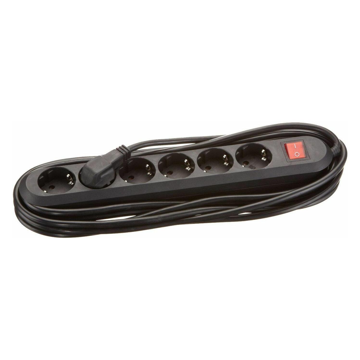Bachmann Smart Verlängerungsschnur (6x, CEE 7/17, CEE 7/3, 5 m) (381.152K)