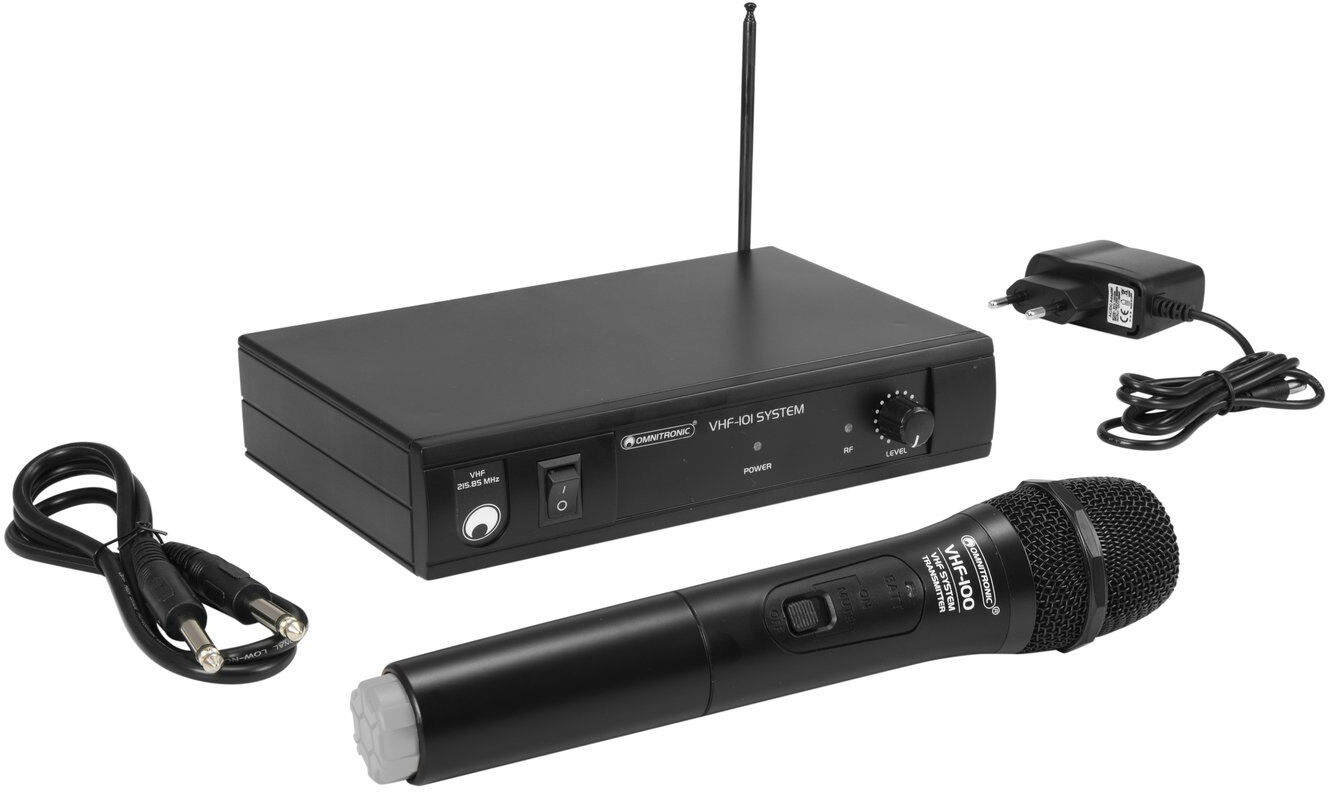 Omnitronic Vhf-101 Funkmikrofon-System 205.75mhz