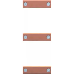 ABB STRIEBEL & JOHN ZXM2781 CU-Verbinder 40x10, HSS zu HSS, Feld-Feld, Kupferschiene, im Schrank montiert