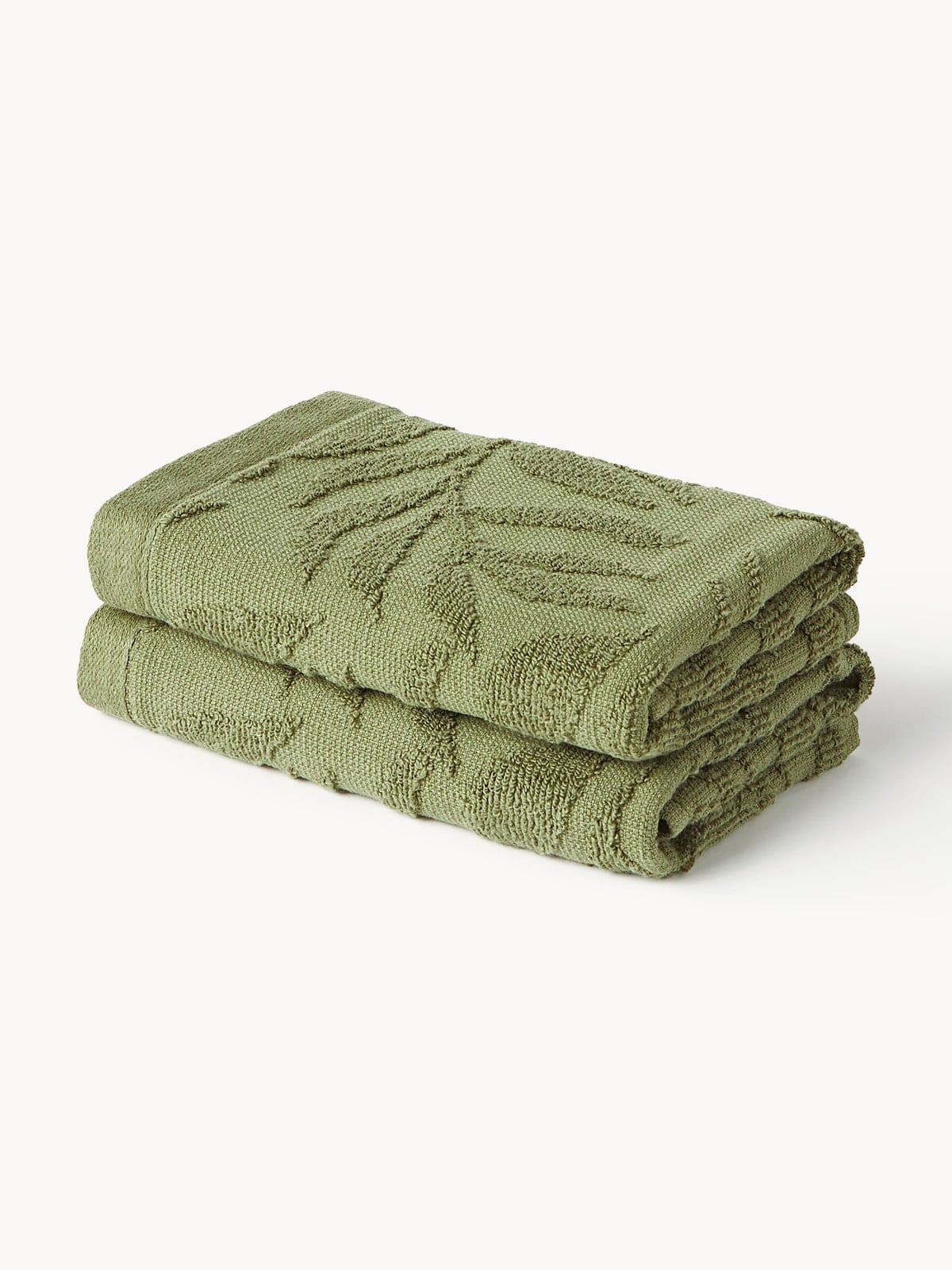 Westwing Collection High-low handdoek Leaf