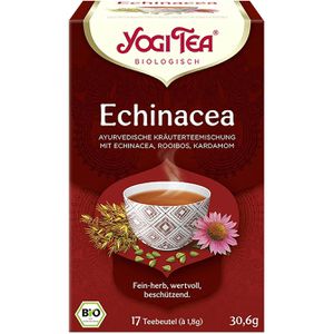 YogiTea Tee Echinacea, BIO, Kräuter- & Rooibostee, 30,6 g, 17 Beutel