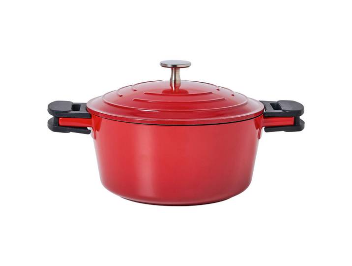 Kelomat Schmortopf Keramika Red, Rot, Metall, 2.7 l, backofengeeignet,backofengeeignet, Kochgeschirr, Töpfe, Schmortöpfe