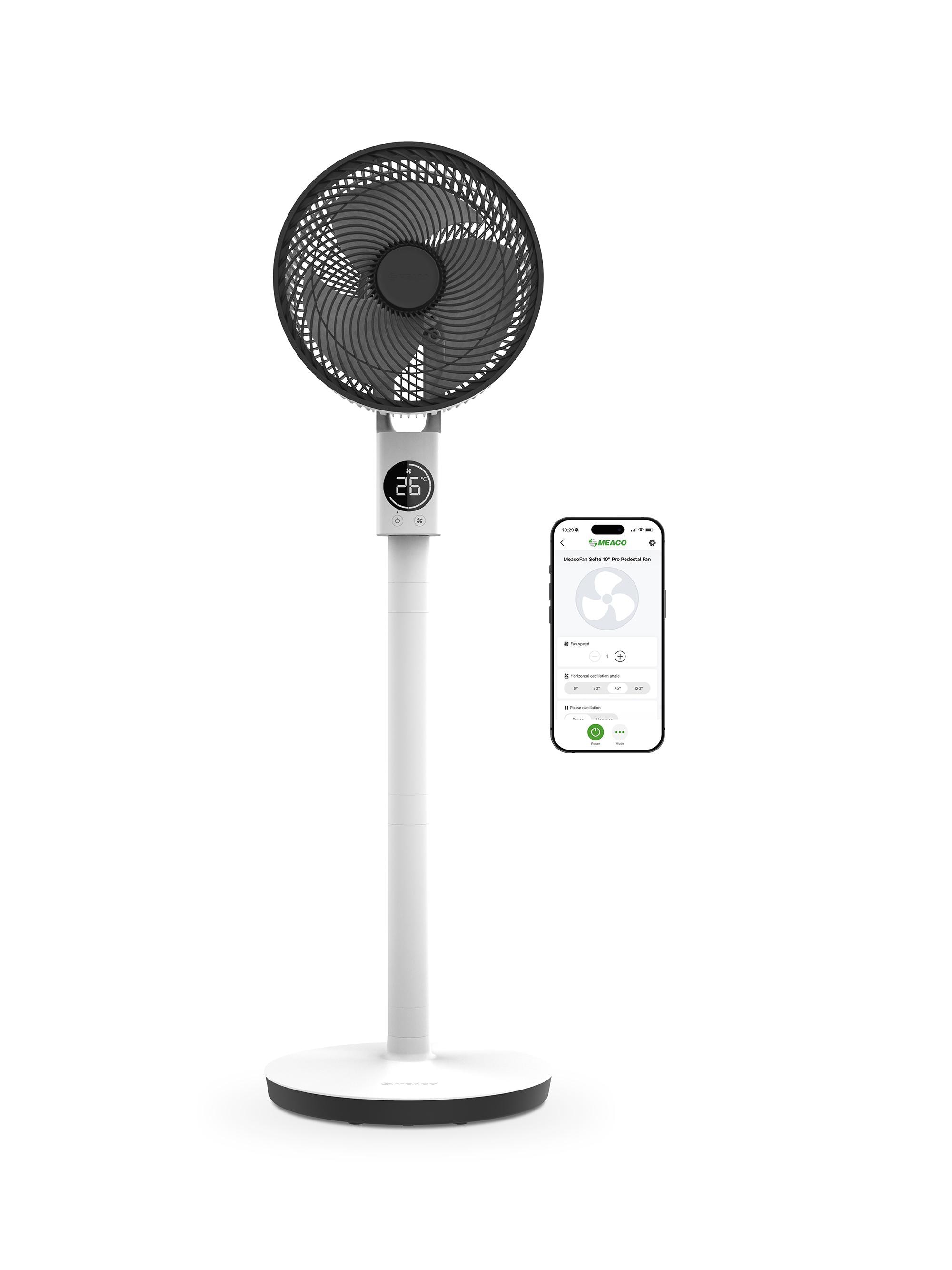 Meaco Fan Sefte 10 Pro Standventilator WiFi Akku