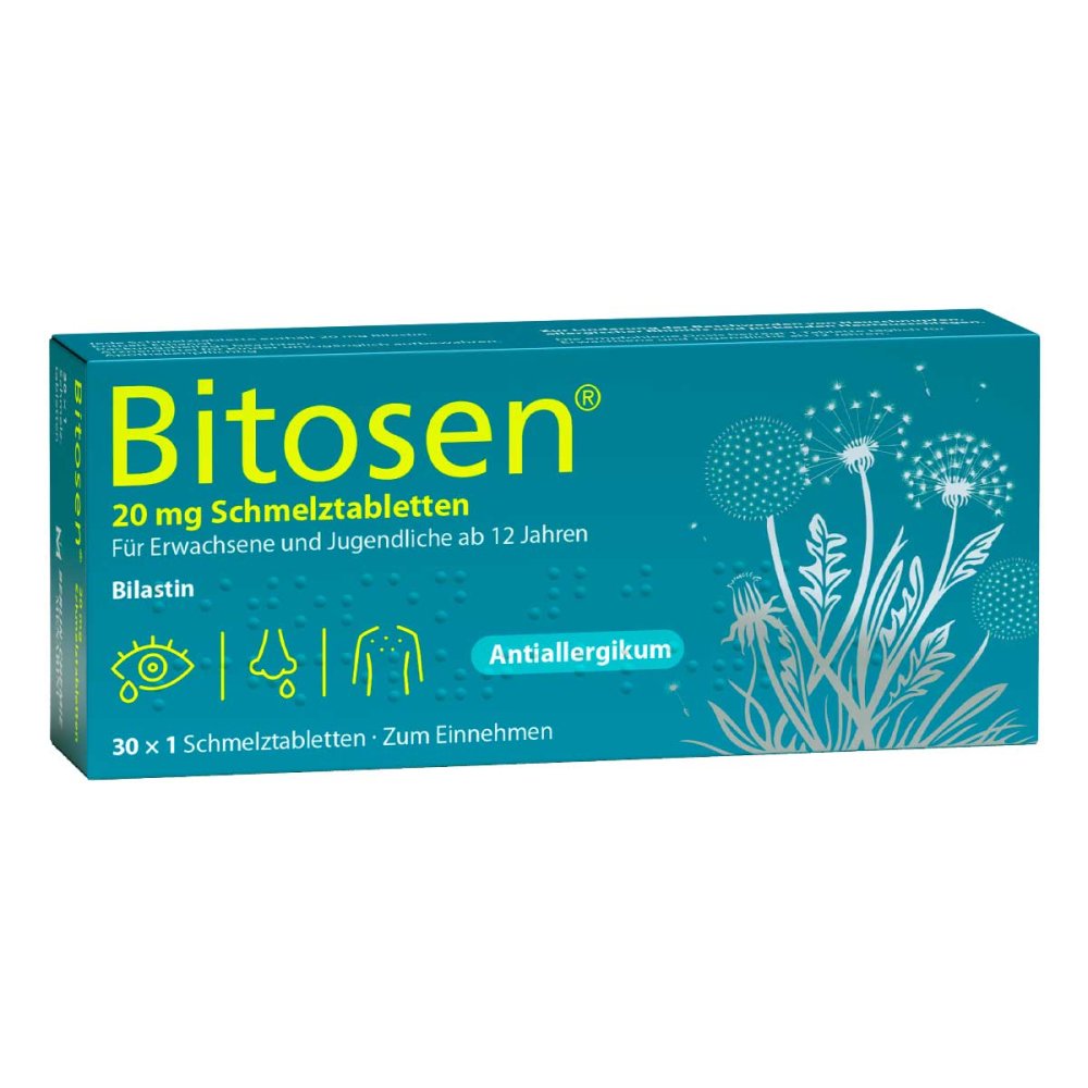 BERLIN-CHEMIE AG Bitosen 20 mg Schmelztabletten bei Allergien 18890543