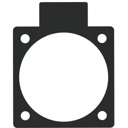 PCE d105-05 Dichtung P-Nova+ 50x50 Stärke 1,0mm d10505