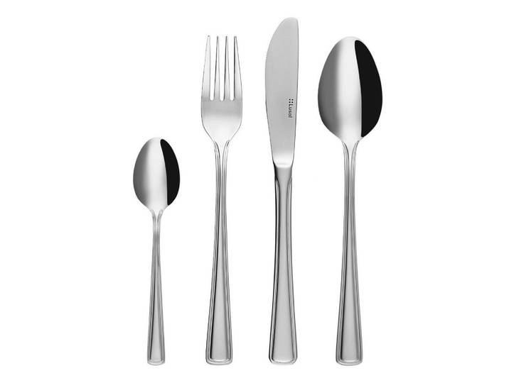 Sola Besteck-Set, Chromfarben, Metall, 40x24.5x4 cm, Vollheftmesser, Besteck, Besteck-Sets