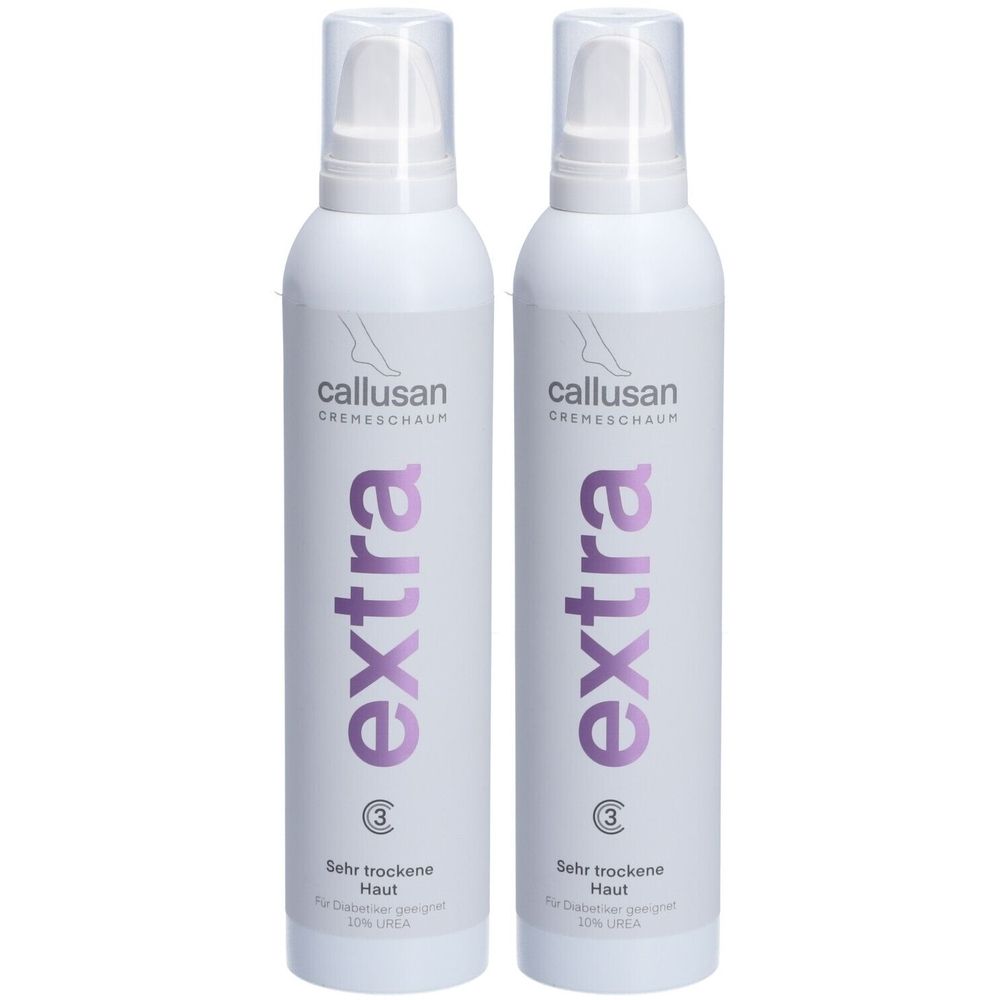 Callusan Extra XXL Cremeschaum 2x 2x300 ml Schaum