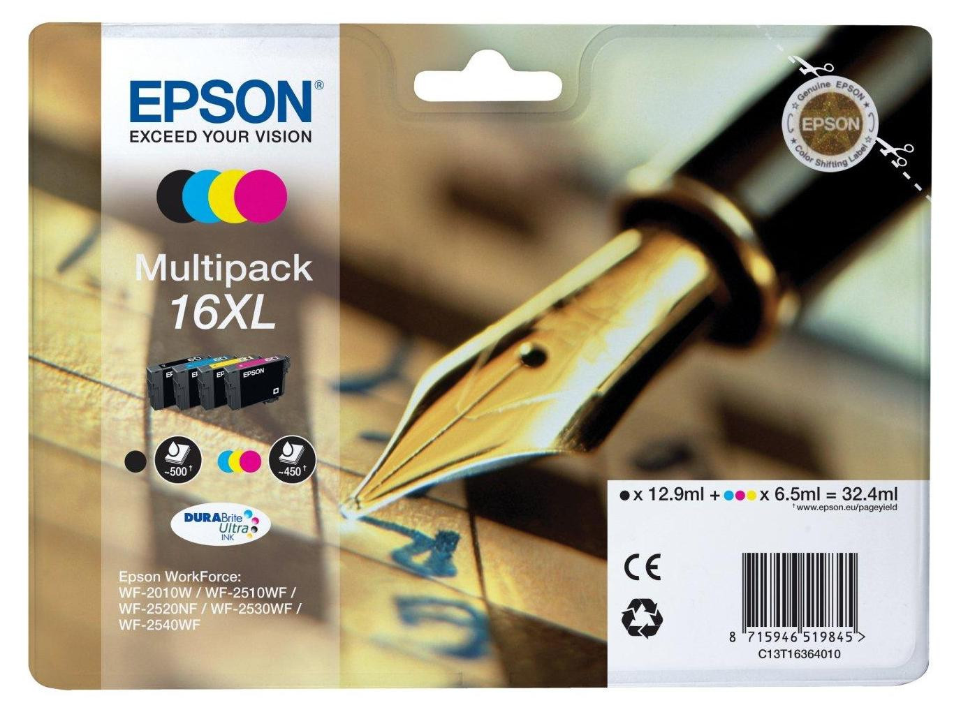 Epson 16XL printerpatronen multipack