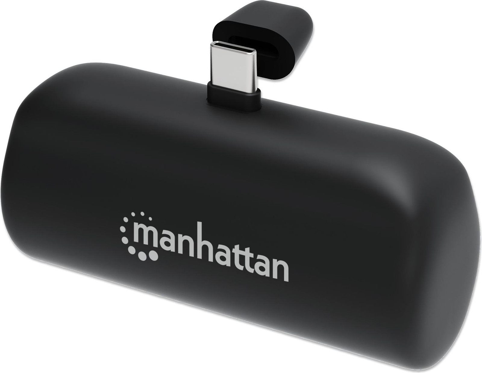 Manhattan 102612 Powerbank, 5000mAh, USB-C, 20W, zwart