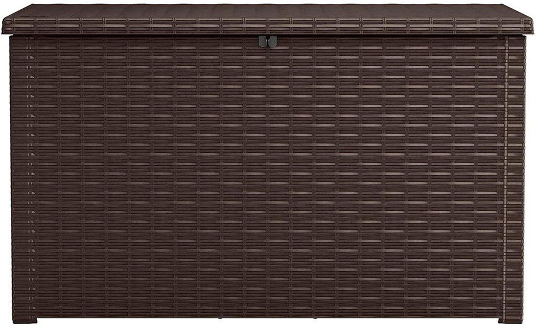 Keter Java Outside Storage Box Brown 86cm H X 147cm W X 83cm D