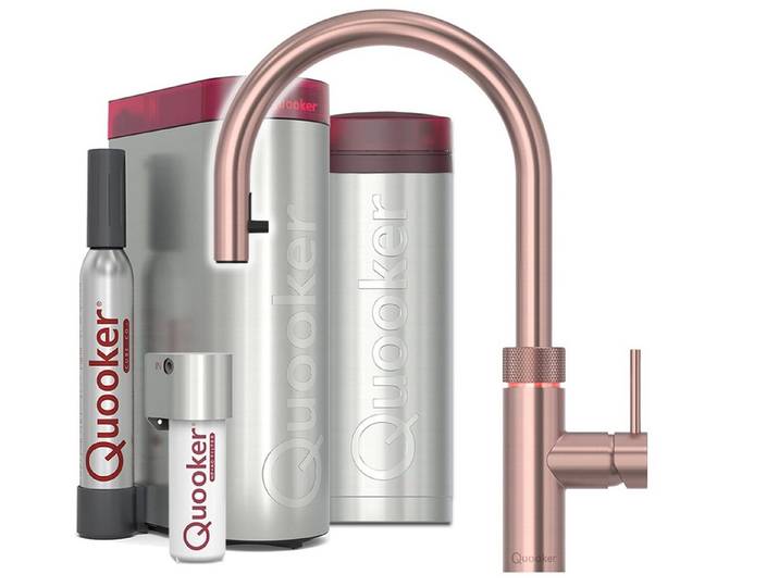 QUOOKER Küchenarmatur Quooker PRO3 & CUBE, Flex inkl. Cube-Filter