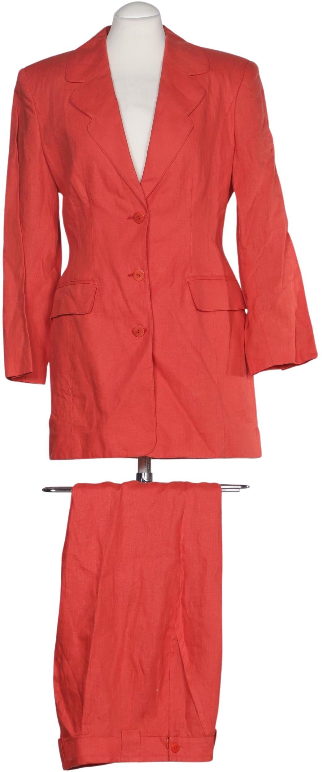 Cain Damen Anzug oder Kombination, Rot, Gr. EU 36 (Marc Cain N2), Leinen - Second Hand