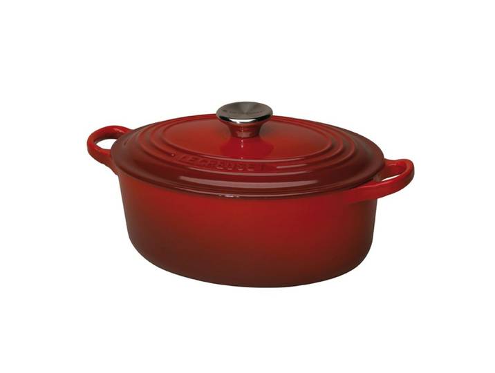 Cocotte ovale Signature 31cm rouge en fonte