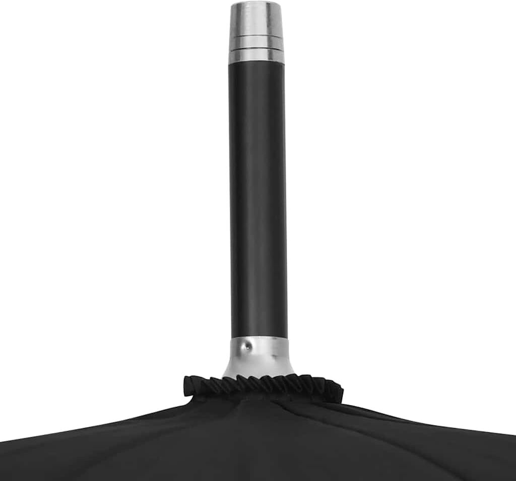 vidaXL Parapluie automatique Noir 105 cm