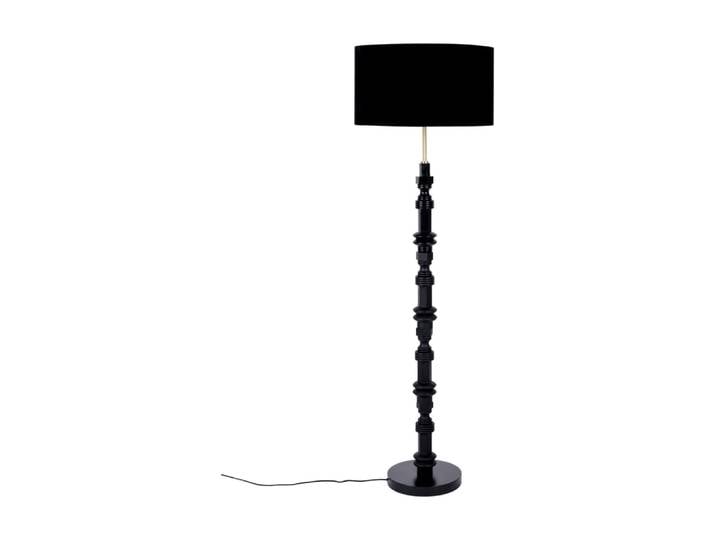 Lampadaire en aluminium noir