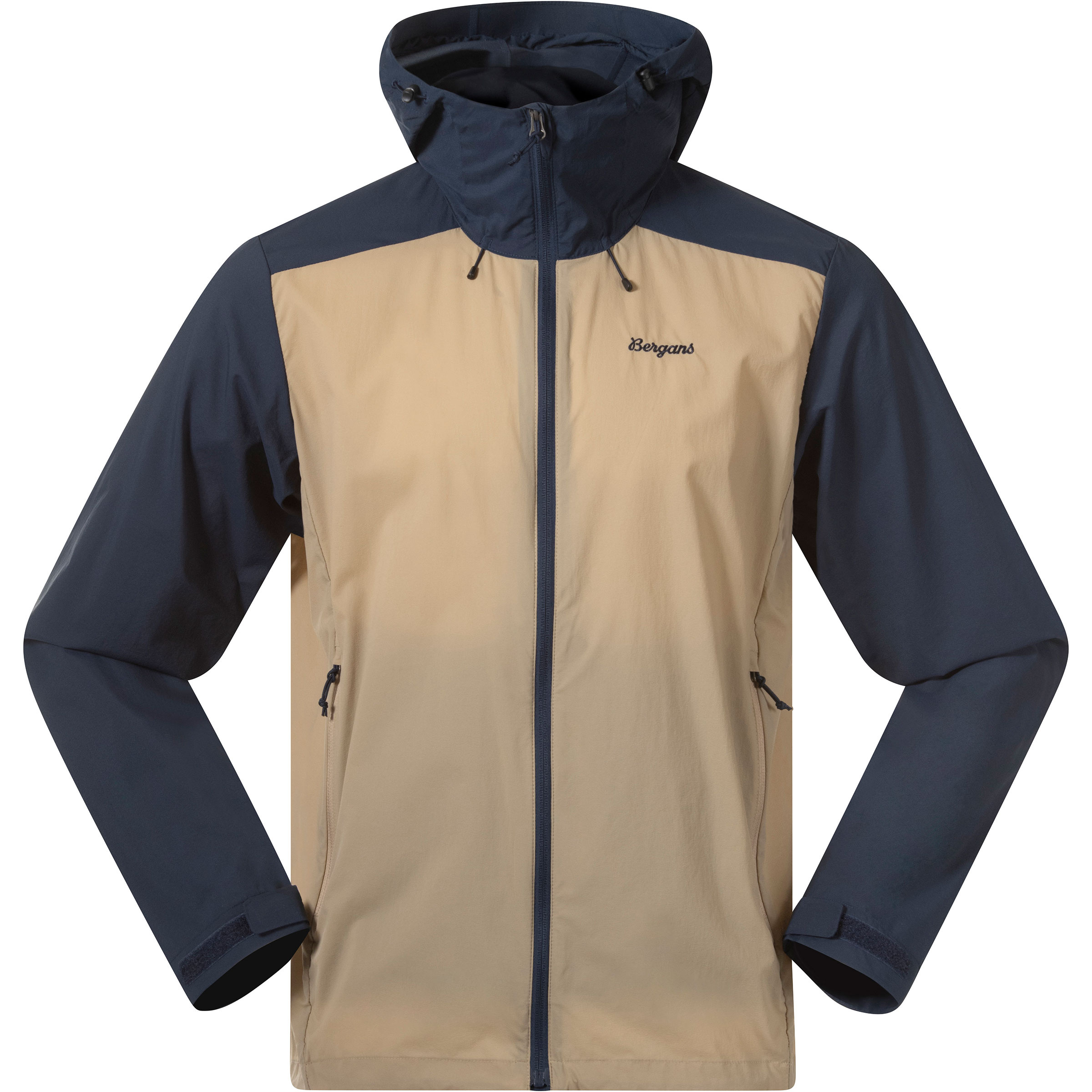 Bergans Rabot Windbreaker Herren Windbreaker beige Größe M Trekking Winddicht Wasserabweisend