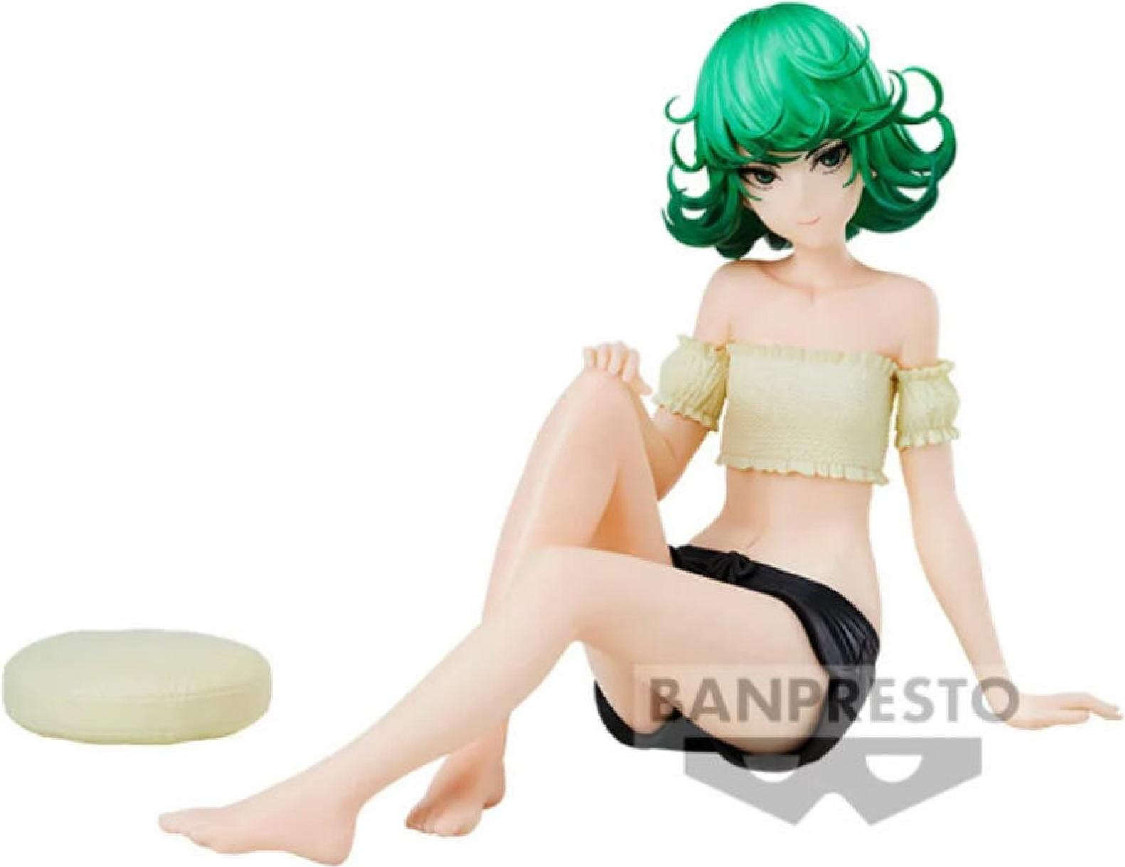 Banpresto One Punch Man Relax Time Terrible Tornado Figuurtje, 10 cm