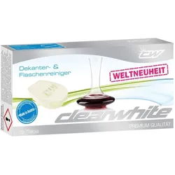 ClearWhite Dekanter- & Flaschenreiniger 5 Stk pro Packung 6 Tabs 14g
